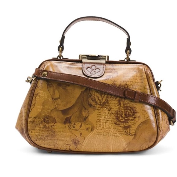 Patricia Nash Handbags - Patricia Nash Gracchi Italian Sketchbok Leather Satchel Handbag Purse